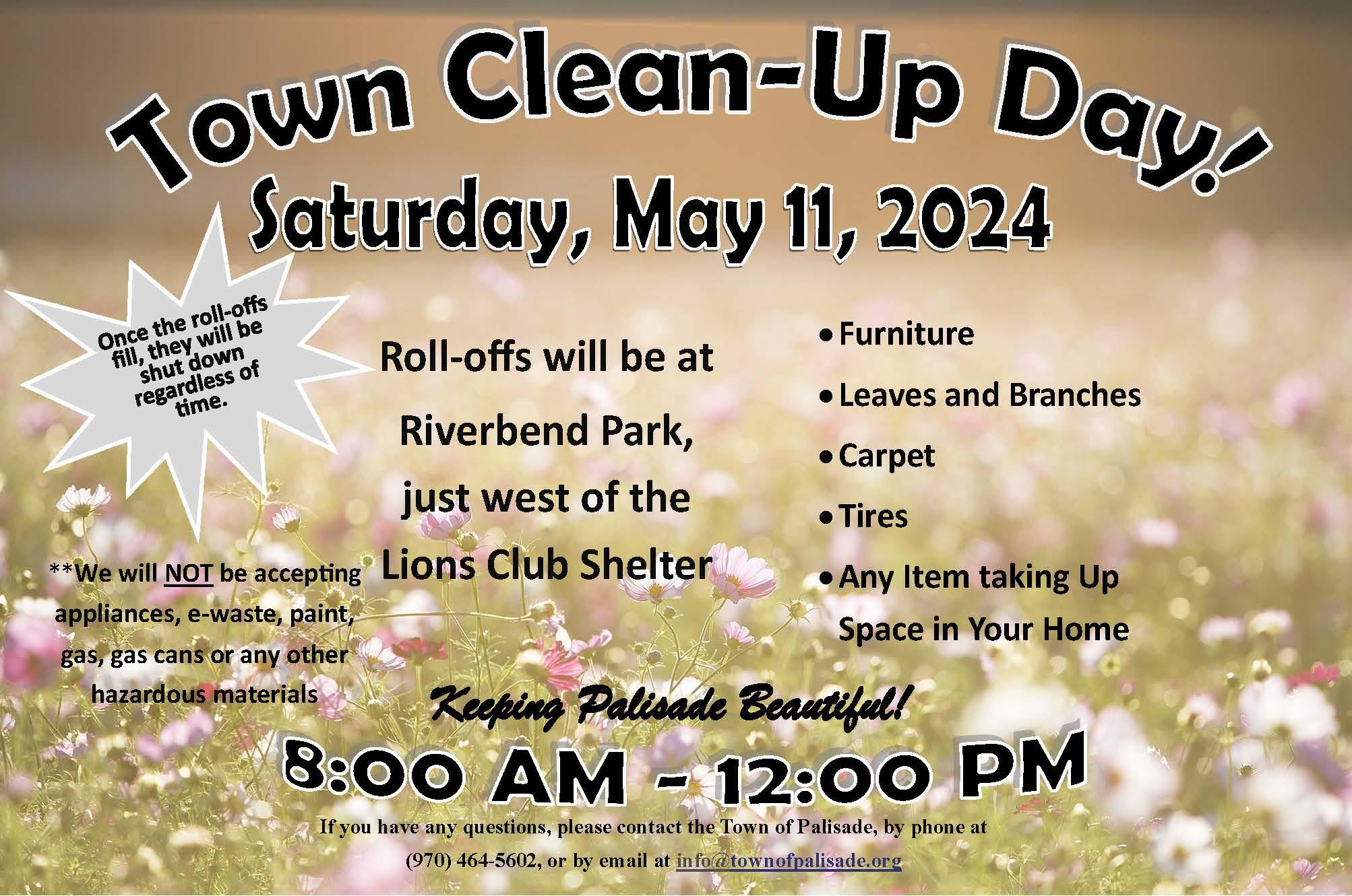 TOWN CLEAN-UP - MAY 2024