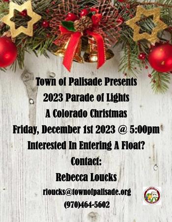 2023 Parade of Lights Entry Flyer
