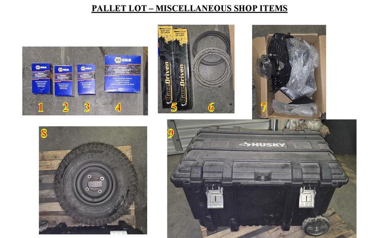 2024.12.20 - PALLET LOT - MISC SHOP ITEMS