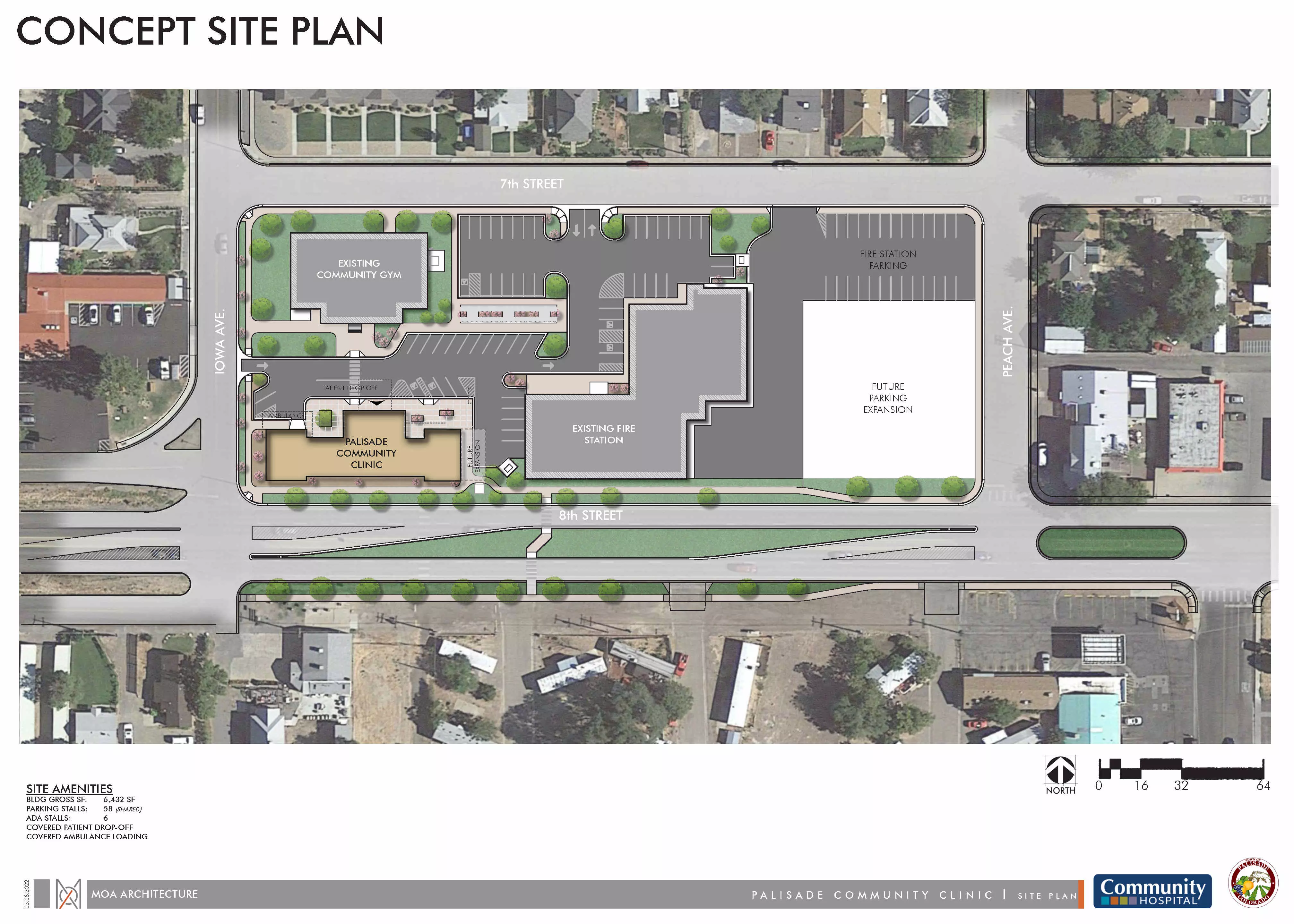 PALISADE CLINIC SITE PLAN - 2022
